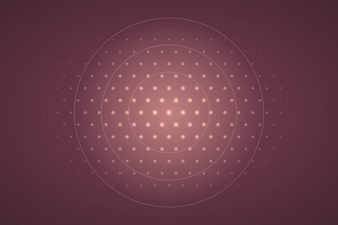 Ilustración de una rejilla de puntos de luz que representa el láser fraccionado